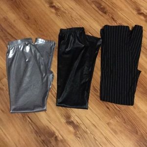 Lot of 3 leggings size small